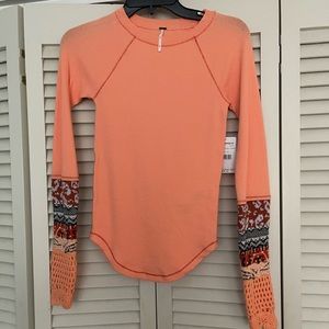 Free People In The Mix Cuff Top